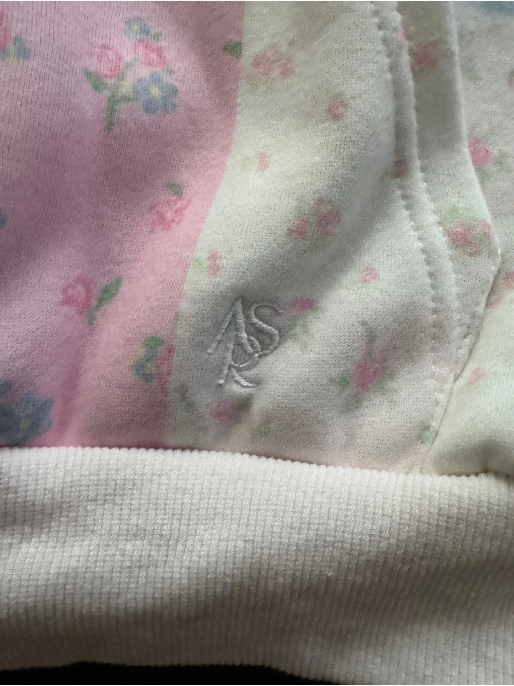 Altar’d State Pink Patchwork Hoodie size XS